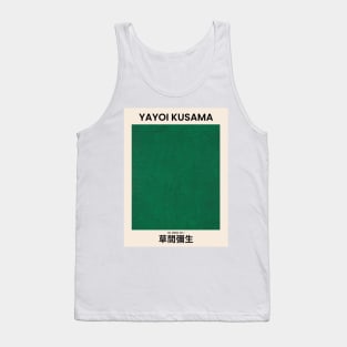 Yayoi Kusama Green Infinity Nets No 1 Tank Top